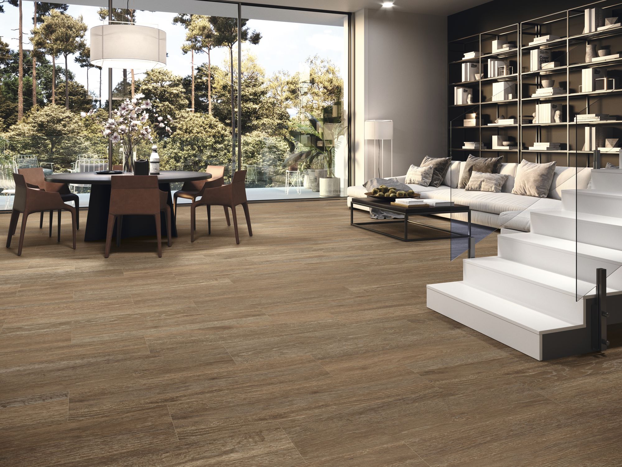 Carrelage effet parquet